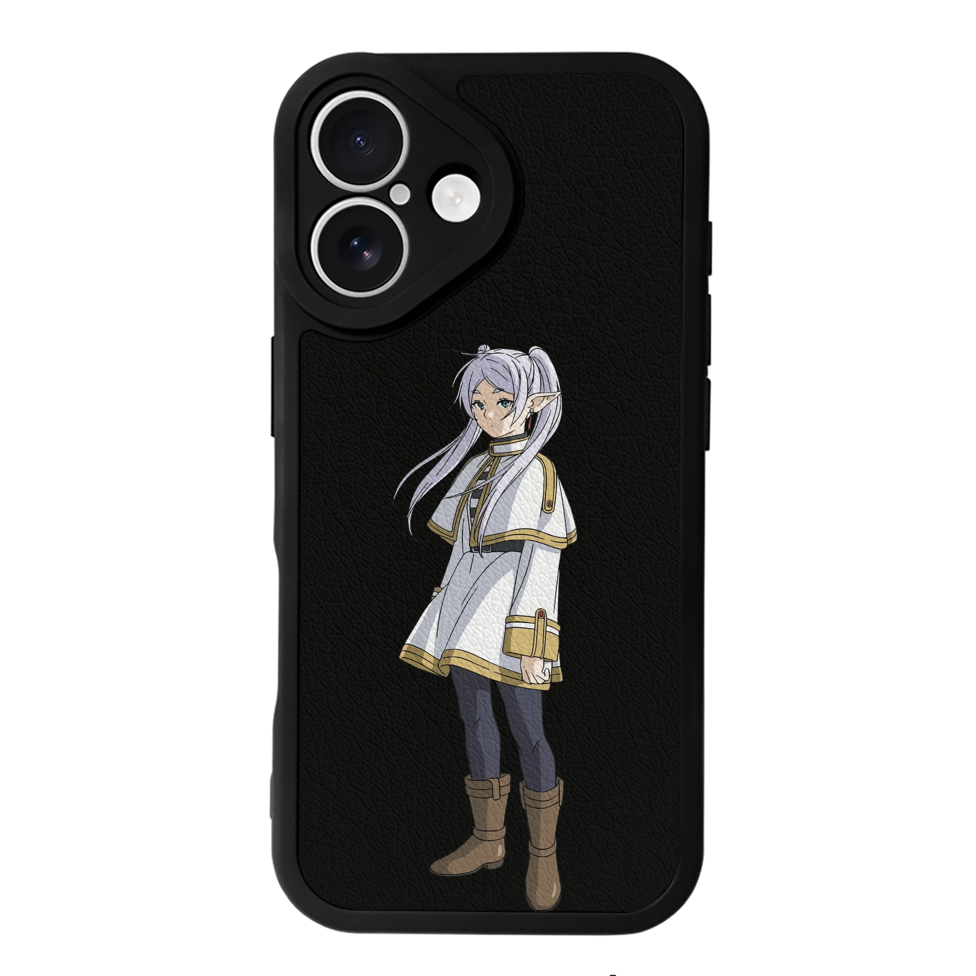 （画像用） 葬送のフリーレン Frieren 【iPhone 16シリーズ対応】シリコンスマホケース（レザー調） 材質：シリコン